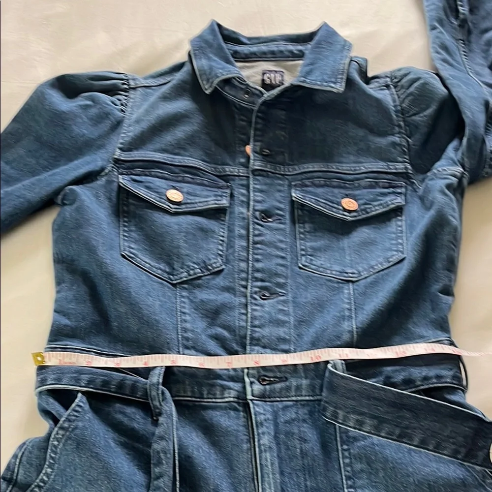 GAP Blue Denim Jumpsuit - Picture 6 of 7
